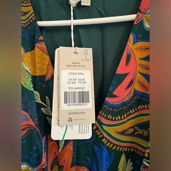 Boden Cut Out Detail Maxi Dress - Picture 3 of 4